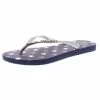 Havaianas USA Womens Cushioned Sole Glitter Flip-Flops