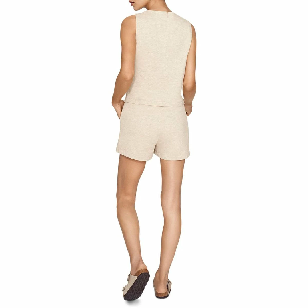 B New York Womens Sleeveless French Terry Romper 4 B New York Womens Sleeveless French Terry Romper - Image 2