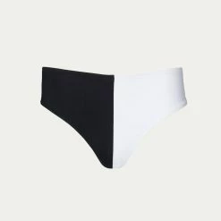 Allsisters Clio Bikini Bottom in Black/White - women