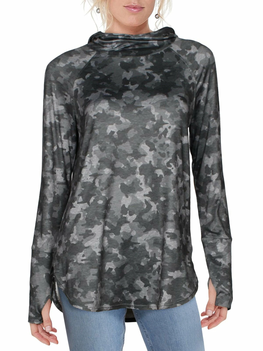 B New York Womens Camo Hooded Top 3 B New York Womens Camo Hooded Top