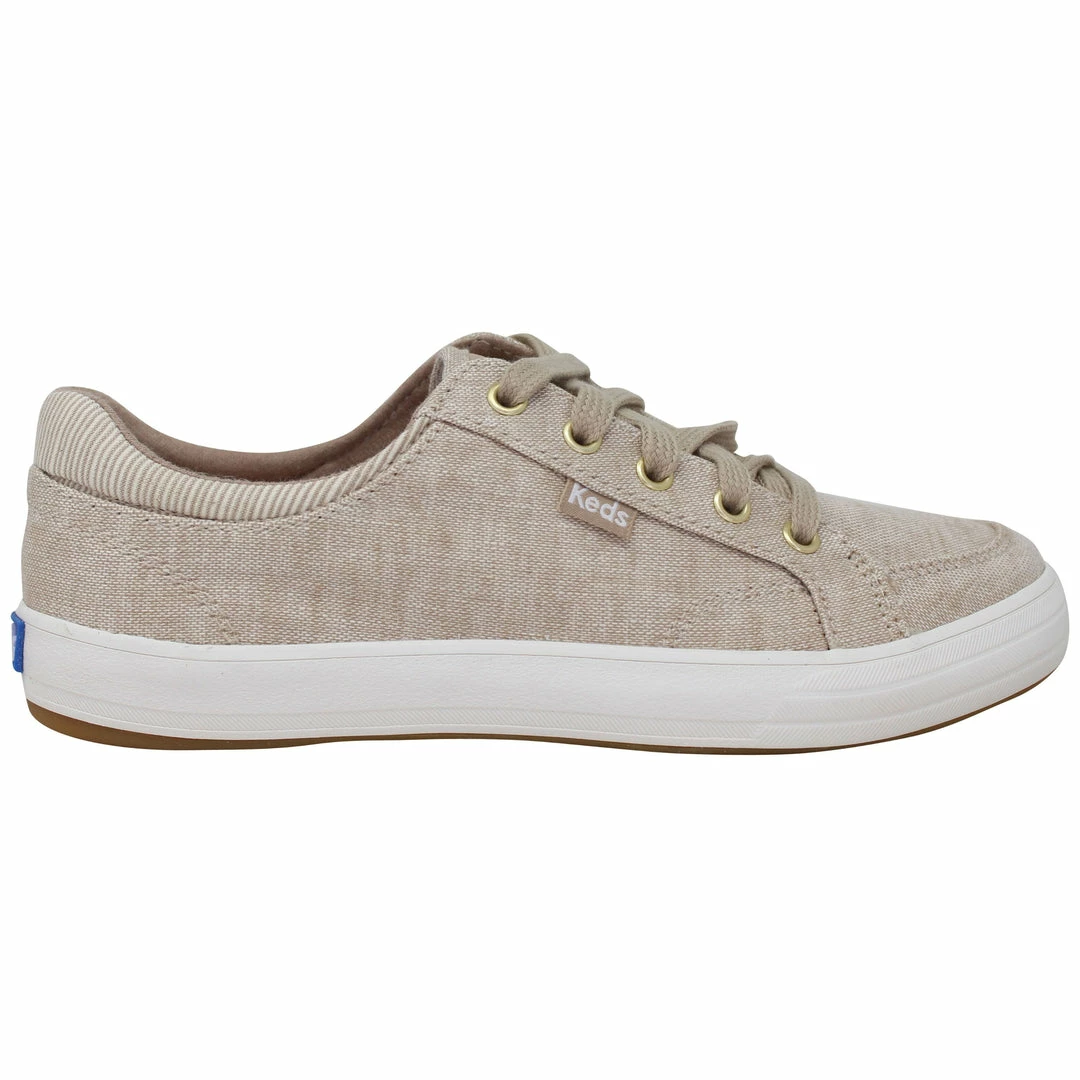 Keds Center II Chambray Beige WF65939 Women's 3 Keds Center II Chambray Beige WF65939 Women's