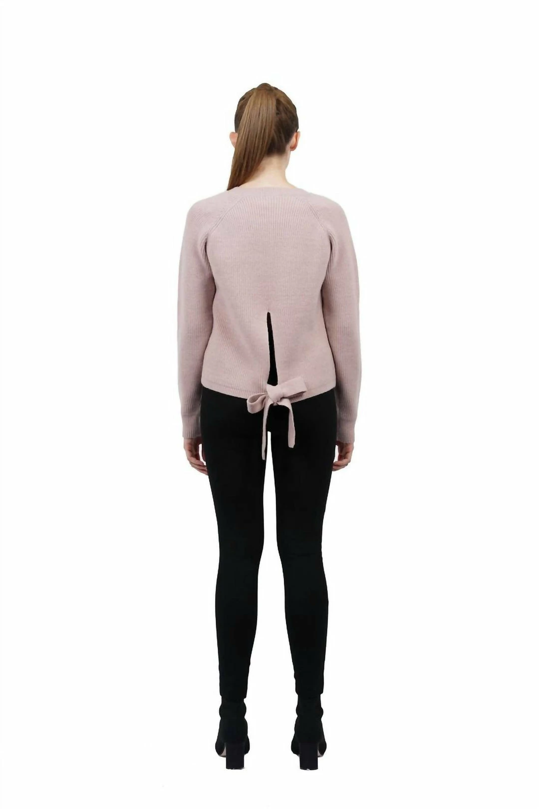 Love Token Angie Tieback Knit Top in Blush - women 4 Love Token Angie Tieback Knit Top in Blush - women - Image 2