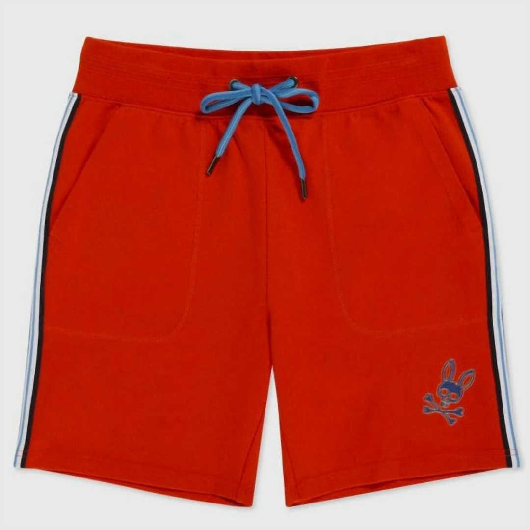 Psycho Bunny Men'S Keswick Sweat Shorts in Salsa 6 Psycho Bunny Men'S Keswick Sweat Shorts in Salsa - Image 4