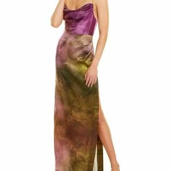Retrofête Retrofete Marlene Silk-Blend Maxi Dress - women