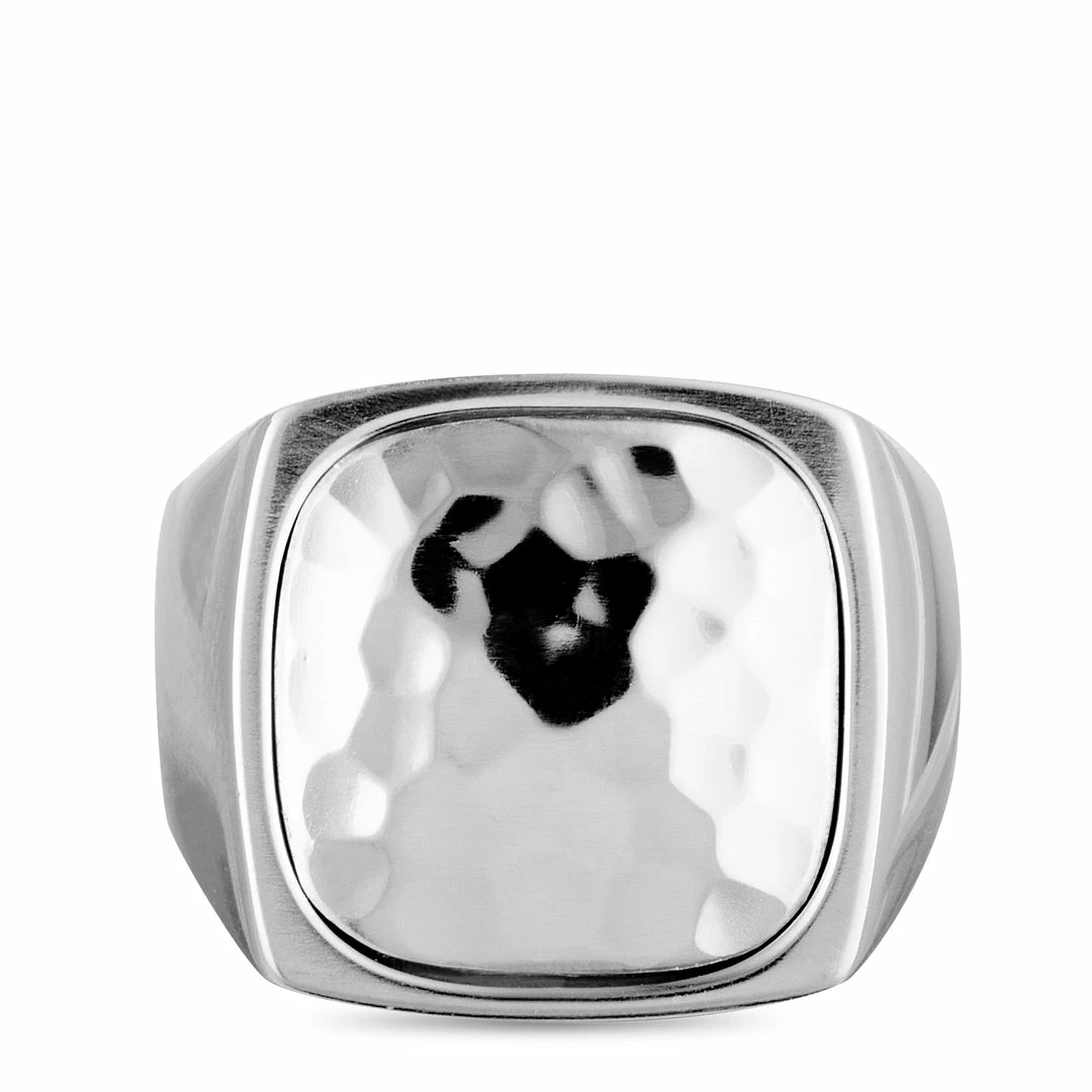Georg Jensen Smithy Signet Silver Band Ring - women 7 Georg Jensen Smithy Signet Silver Band Ring - women - Image 5