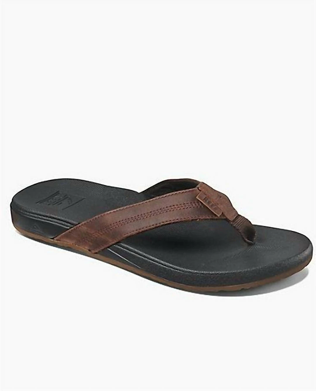 Reef Mens Cushion Bounce Phantom Le Flip Flop in Black/Brown 4 Reef Mens Cushion Bounce Phantom Le Flip Flop in Black/Brown - Image 2
