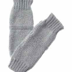 Jocelyn Lurex Wool-Blend Fingerless Mittens - women