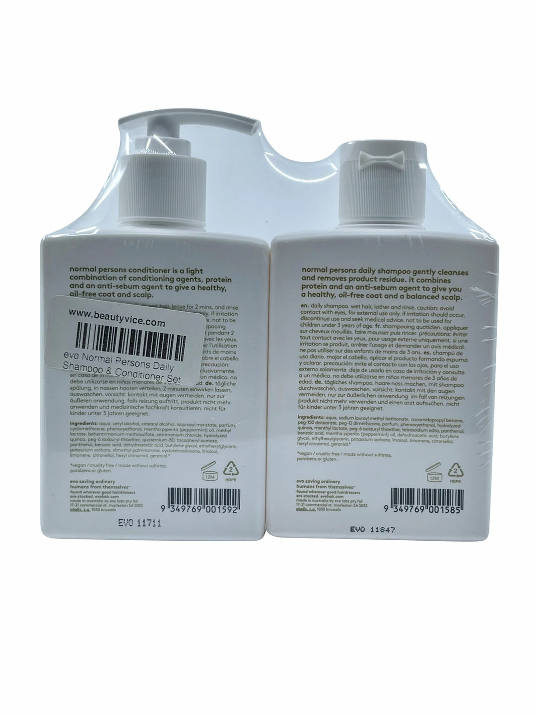 evo Normal Persons Daily Shampoo & Conditioner Set 10.1 OZ Each 5 evo Normal Persons Daily Shampoo & Conditioner Set 10.1 OZ Each - Image 3