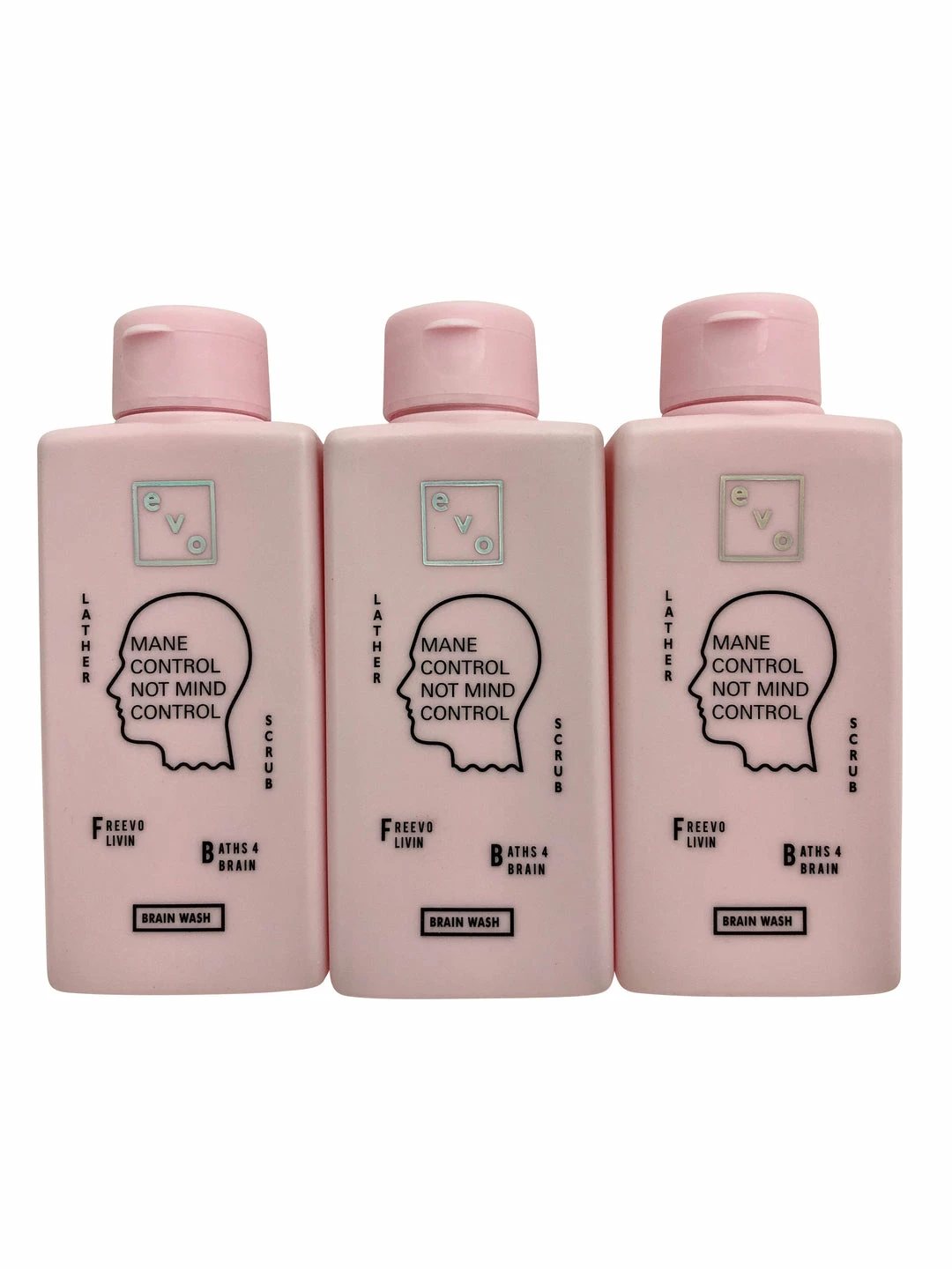 evo Lather Scrub Foaming Scalp Scrub Trio .07 OZ Each 3 evo Lather Scrub Foaming Scalp Scrub Trio .07 OZ Each