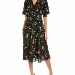 Teri Jon by Rickie Freeman Elbow Sleeve Midi Dress - women