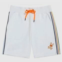 Psycho Bunny Men'S Keswick Sweat Shorts in White -Outlets Shop b67bc04b16bc4e28b668095f693d17b8 1080x