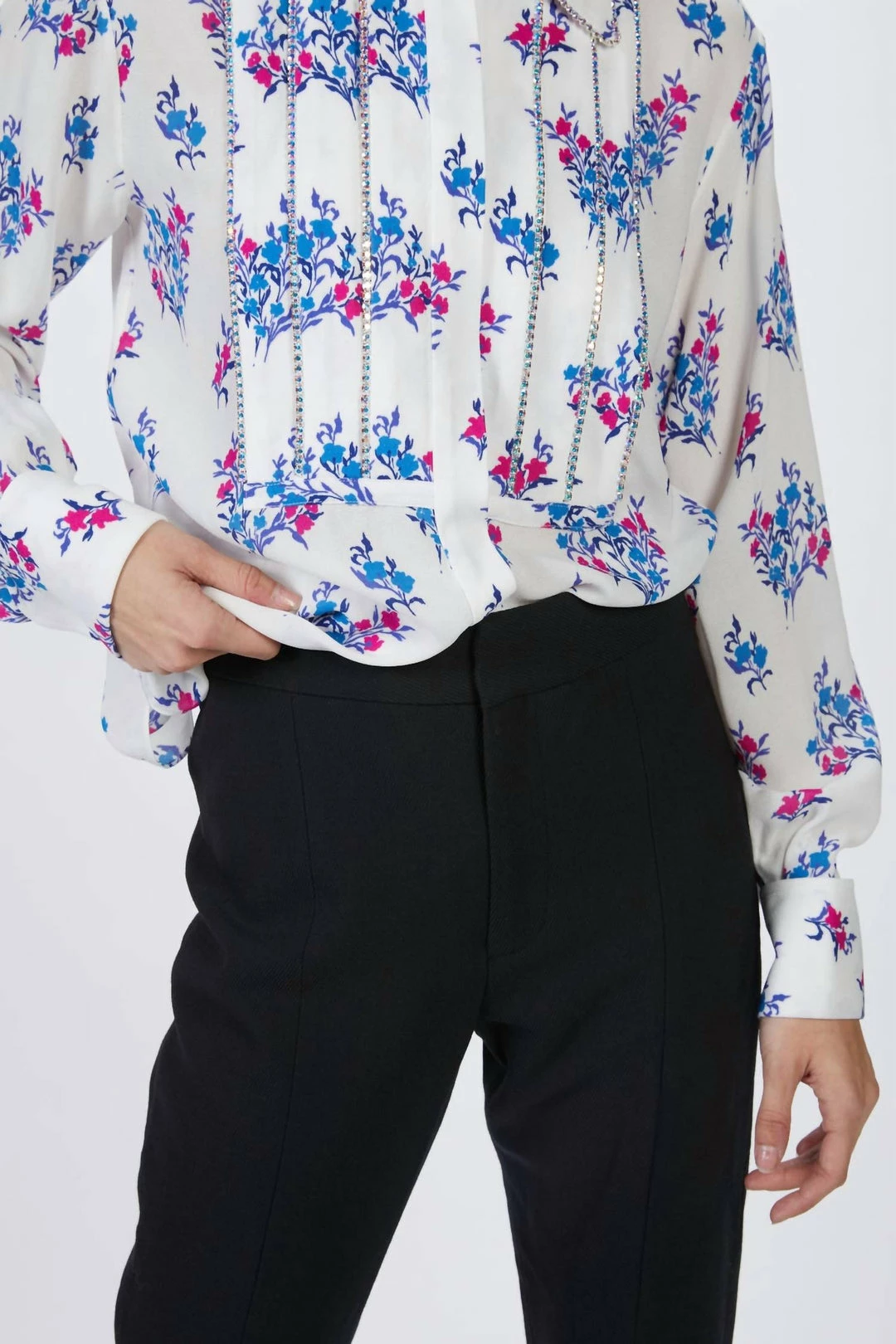 Smythe High Waisted Skinny Pant in Black Twill - women 6 Smythe High Waisted Skinny Pant in Black Twill - women - Image 4