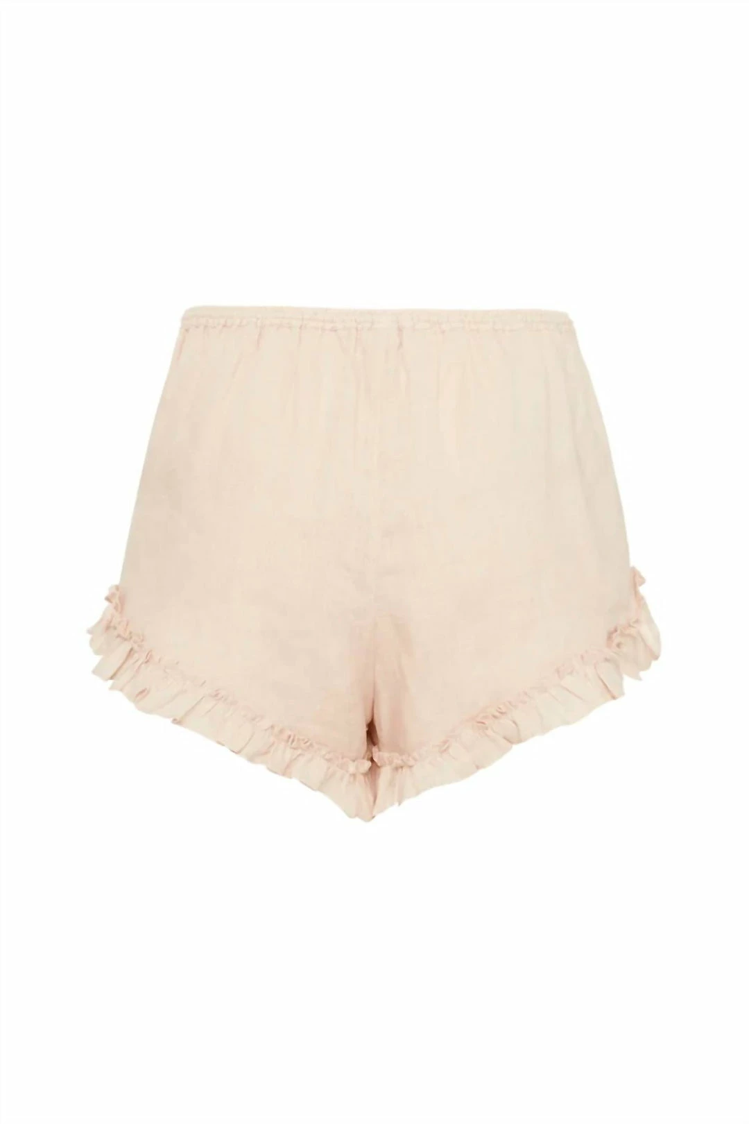 Spell Sunday Linen Shorts in Almond - women 5 Spell Sunday Linen Shorts in Almond - women - Image 3