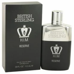 Dana 531042 British Sterling Him Reserve Eau De Toilette Spray, 3.8 oz