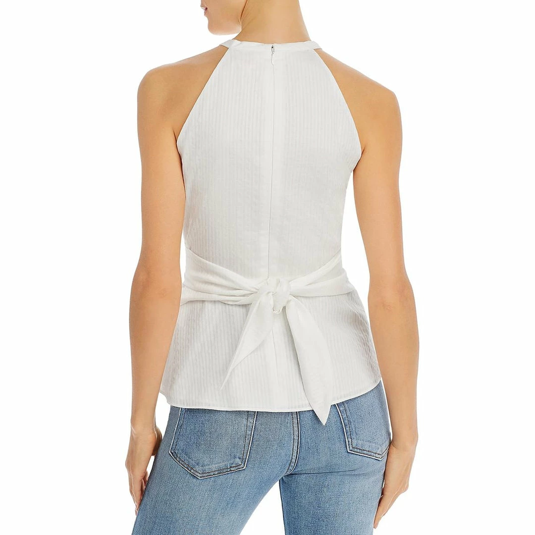 Parker Womens Peplum Keyhole Halter Top 4 Parker Womens Peplum Keyhole Halter Top - Image 2