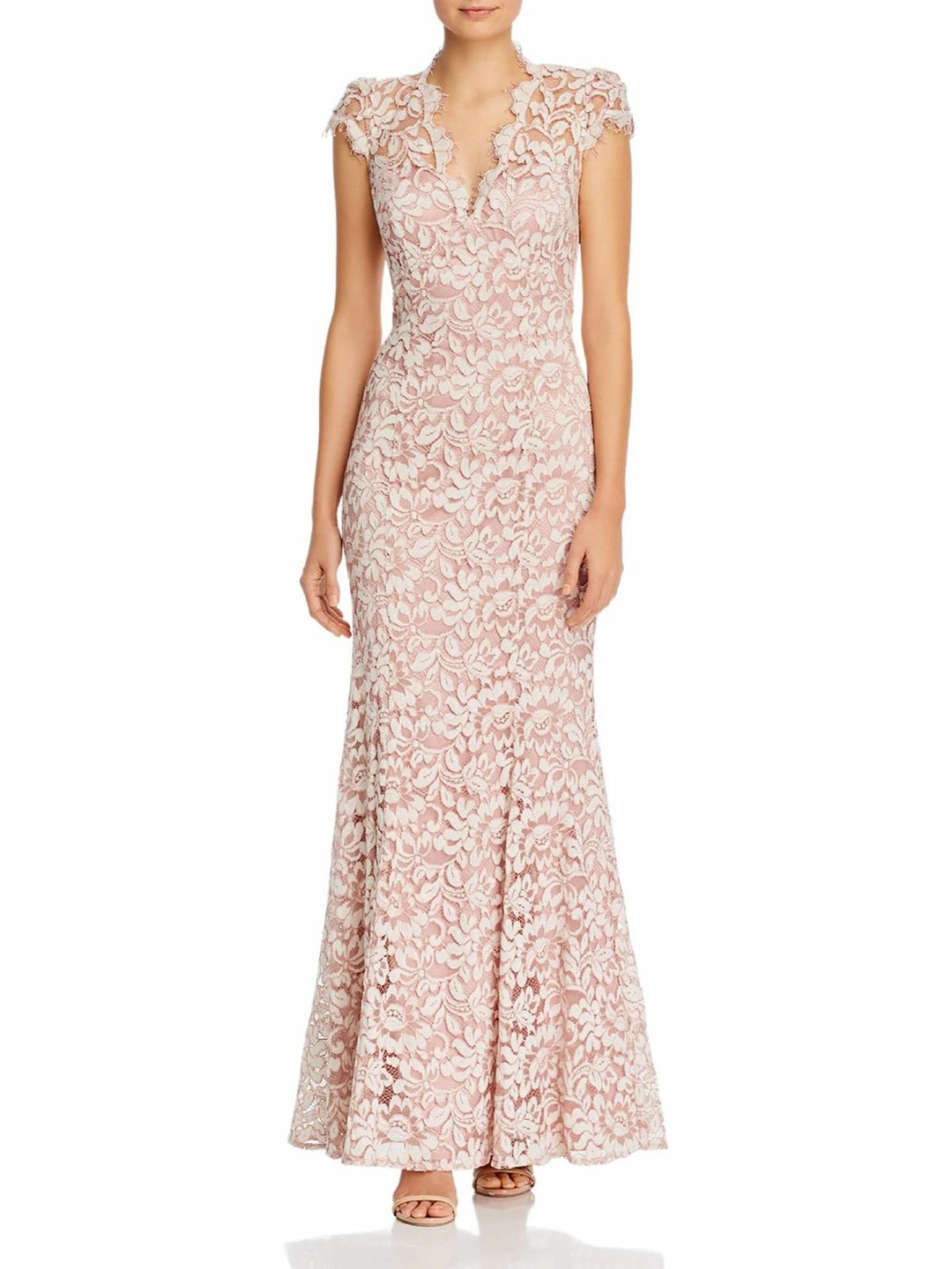 Eliza J Womens Lace Long Evening Dress 3 Eliza J Womens Lace Long Evening Dress