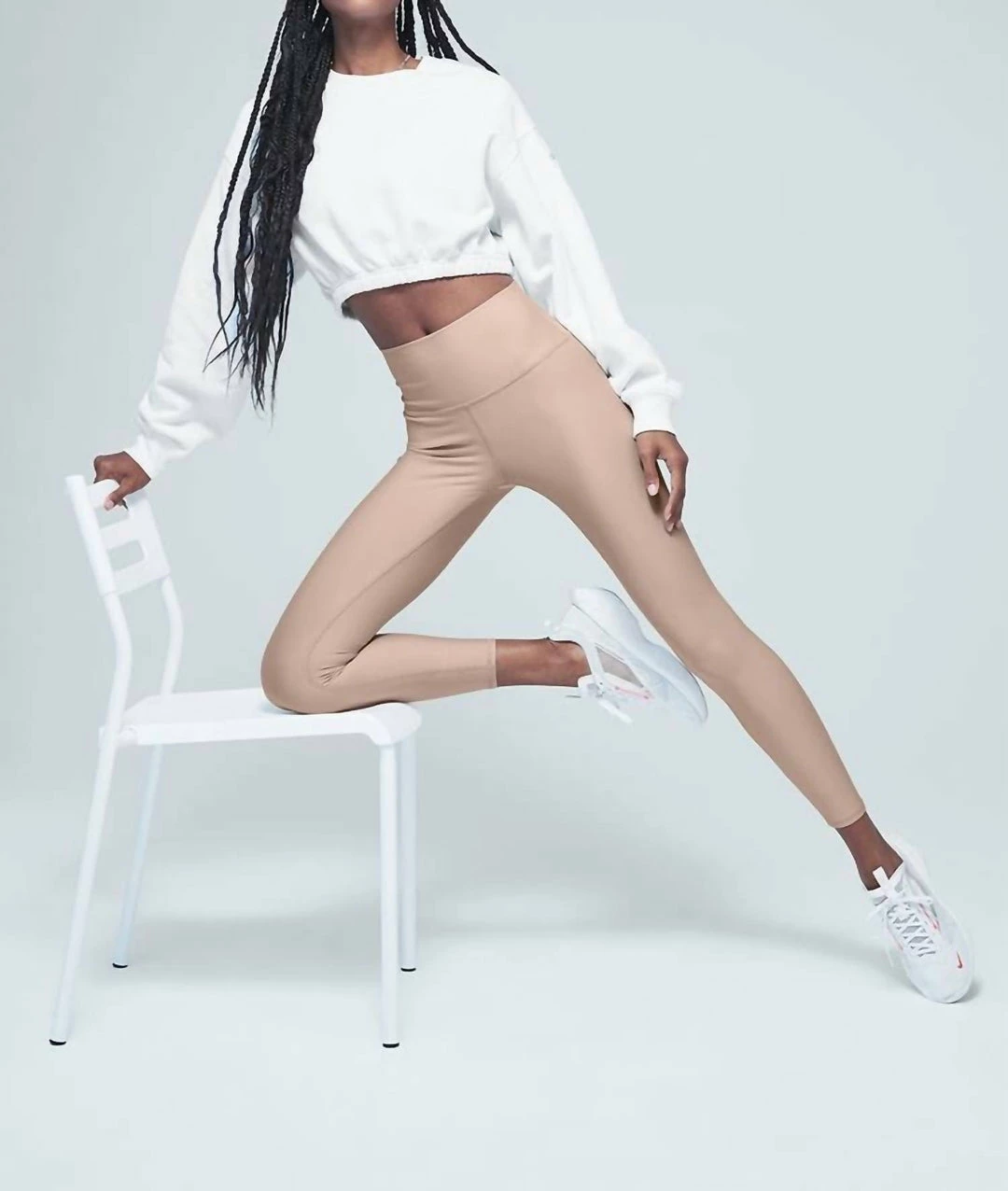 Alo Yoga 7/8 Hw Airlift Legging in Dusty Pink - women 5 Alo Yoga 7/8 Hw Airlift Legging in Dusty Pink - women - Image 3