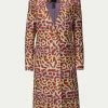 Smythe Peaked Lapel Overcoat in Lavender/Rust Leopard - women -Outlets Shop c304513063744e33985a45b50b1e0602 1080x