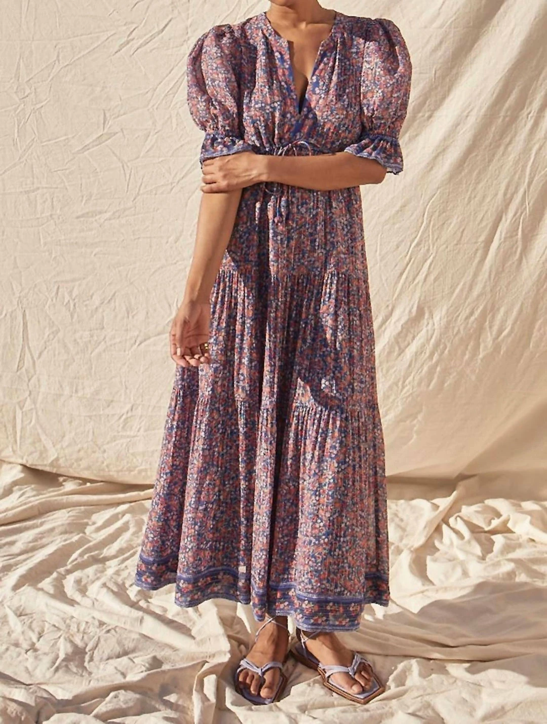 Saylor Lyna Midi Dress in Wildflower Meadow - women 3 Saylor Lyna Midi Dress in Wildflower Meadow - women