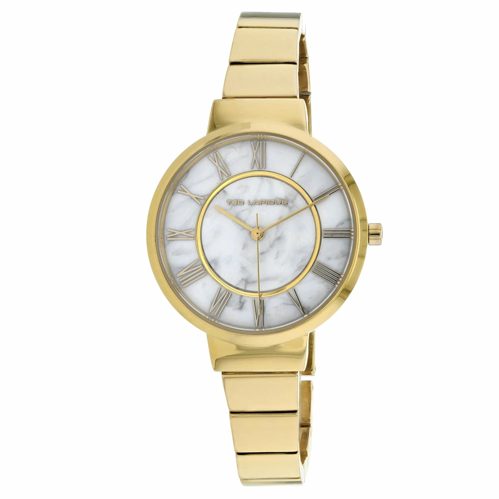 Ted Lapidus Women's Marble white dial Watch 3 Ted Lapidus Women's Marble white dial Watch