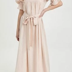 Outlets Shop 26 Spell Mae Linen Gown in Meringue - women