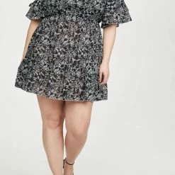 Parker Lindsay Dress In Black Aurora - women