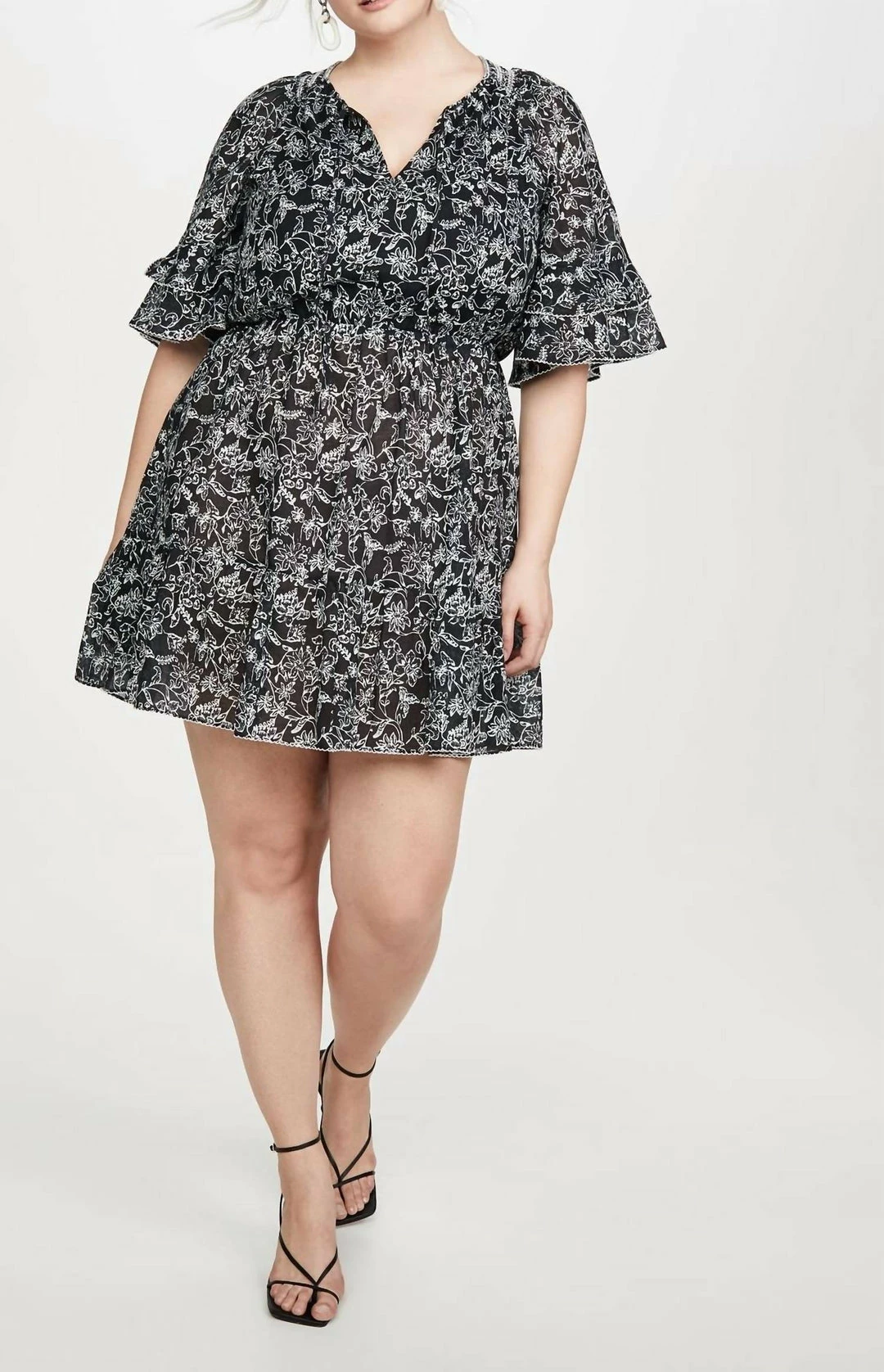 Parker Lindsay Dress In Black Aurora - women 3 Parker Lindsay Dress In Black Aurora - women