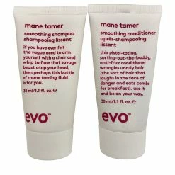 evo Mane Tamer Smoothing Shampoo & Conditioner Set 1.1 OZ Each