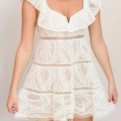Saylor Karalyn Dress in White - women