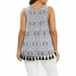 Tart Plus Emory Womens Tassel V-Neck Tank Top -Outlets Shop d38e0e24ea1941af9d1736ba09a34714 1080x