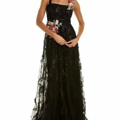 Teri Jon by Rickie Freeman Embroidered Gown - women