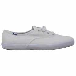 Keds Champion White Canvas White WF34000 Women's