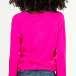 Essentiel Antwerp Zetting Cash Blend Pullover in Super Pink - women -Outlets Shop d9c5a2bb553c4e9e83add2d48fac5c89 1080x