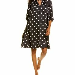 Teri Jon by Rickie Freeman Tie-Neck A-Line Dress - women