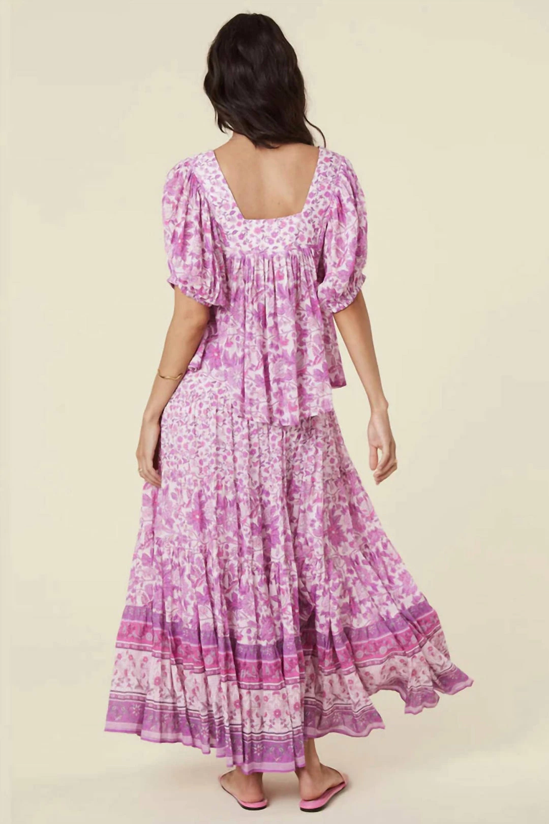 Spell Mossy Button Through Maxi Skirt in Lilac - women 5 Spell Mossy Button Through Maxi Skirt in Lilac - women - Image 3