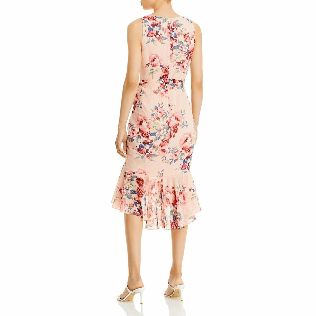 Eliza J Womens Ruched Knee Wrap Dress 4 Eliza J Womens Ruched Knee Wrap Dress - Image 2