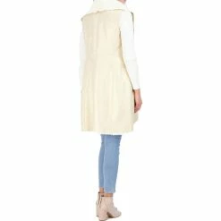 Eliza J Womens Faux Shearling Long Vest -Outlets Shop de904bdb43e243de983bf69636ad9fee 1080x