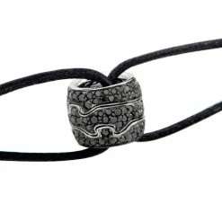 Georg Jensen Fusion Silver and Black Diamond Pendant Cord Bracelet - women -Outlets Shop dff1bea7749e4192bdf22cbd8bad6221 1080x