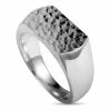 Georg Jensen Smithy Silver Hammered Band Ring - women