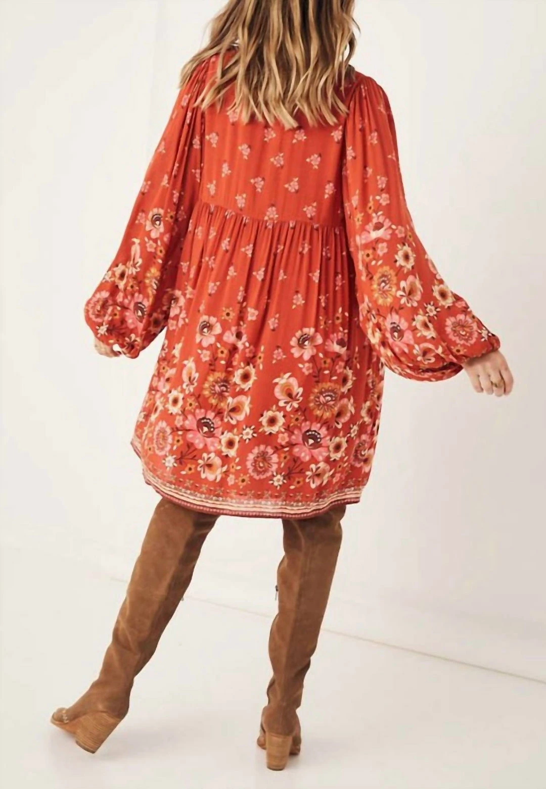 Spell Joni Tunic Dress in Campfire - women 5 Spell Joni Tunic Dress in Campfire - women - Image 3