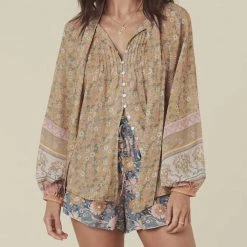 Spell Mossy Blouse in Evening - women