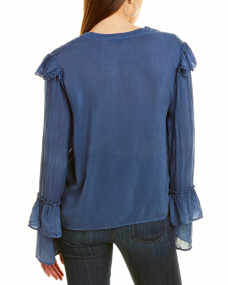 Maven West V-Neck Ruffle Top - women 4 Maven West V-Neck Ruffle Top - women - Image 2