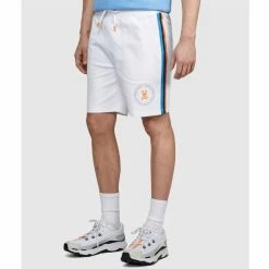 Psycho Bunny Men'S Ovington Sweat Short in White
