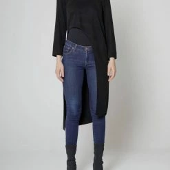 Maven West Long Sleeve Top in Black - women