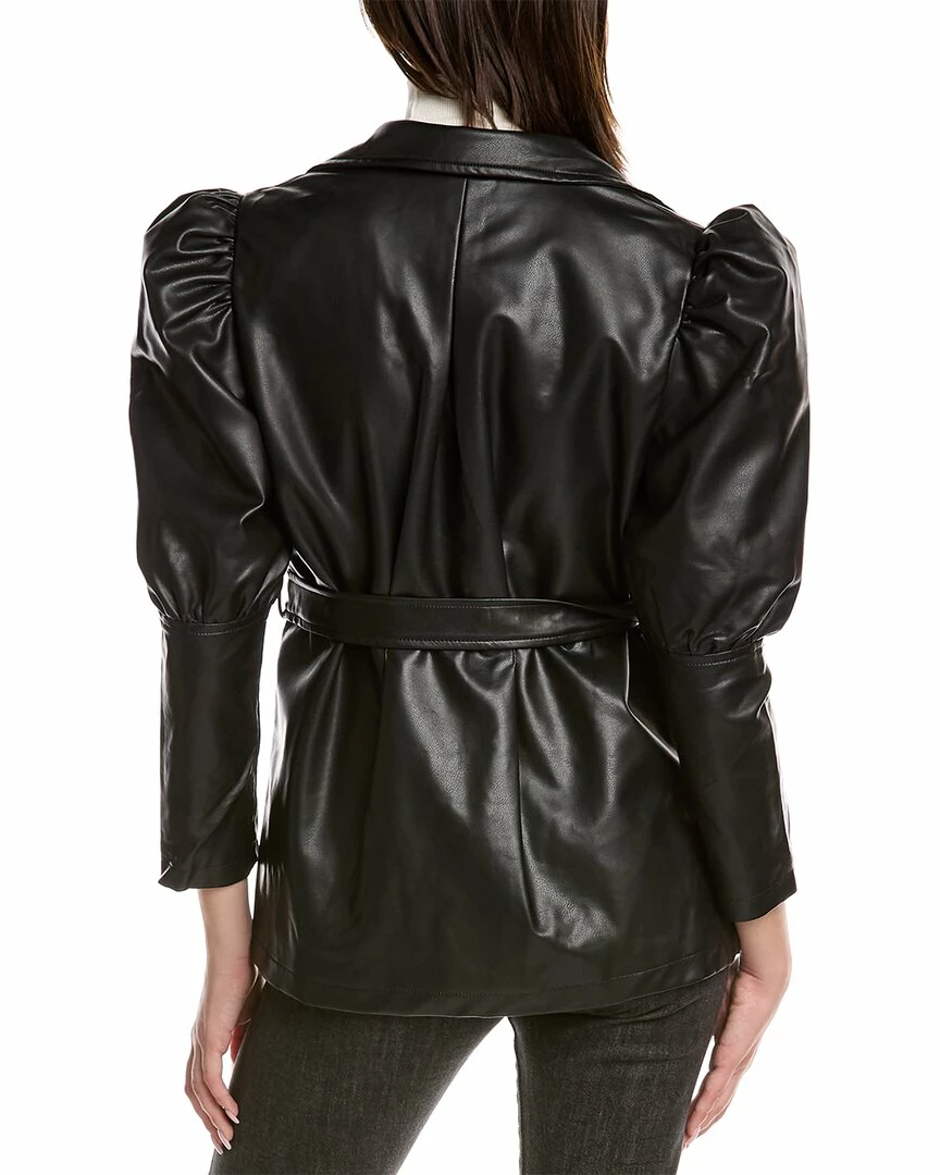 Coalition LA Puff Sleeve Trench Jacket - women 4 Coalition LA Puff Sleeve Trench Jacket - women - Image 2