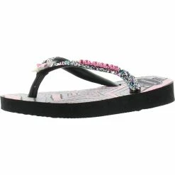 Havaianas Slim Glitter II Slip On Flat Flip-Flops - kids