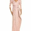 Teri Jon by Rickie Freeman Teri Jon Surplice Column Gown - women 2 Teri Jon by Rickie Freeman Teri Jon Surplice Column Gown - women -Outlets Shop fdafbe65f6484e68b09274b74a9a3e3c 1080x