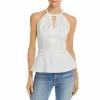 Parker Womens Peplum Keyhole Halter Top -Outlets Shop fe43f9195ede4f94b397636197f73c87 1080x